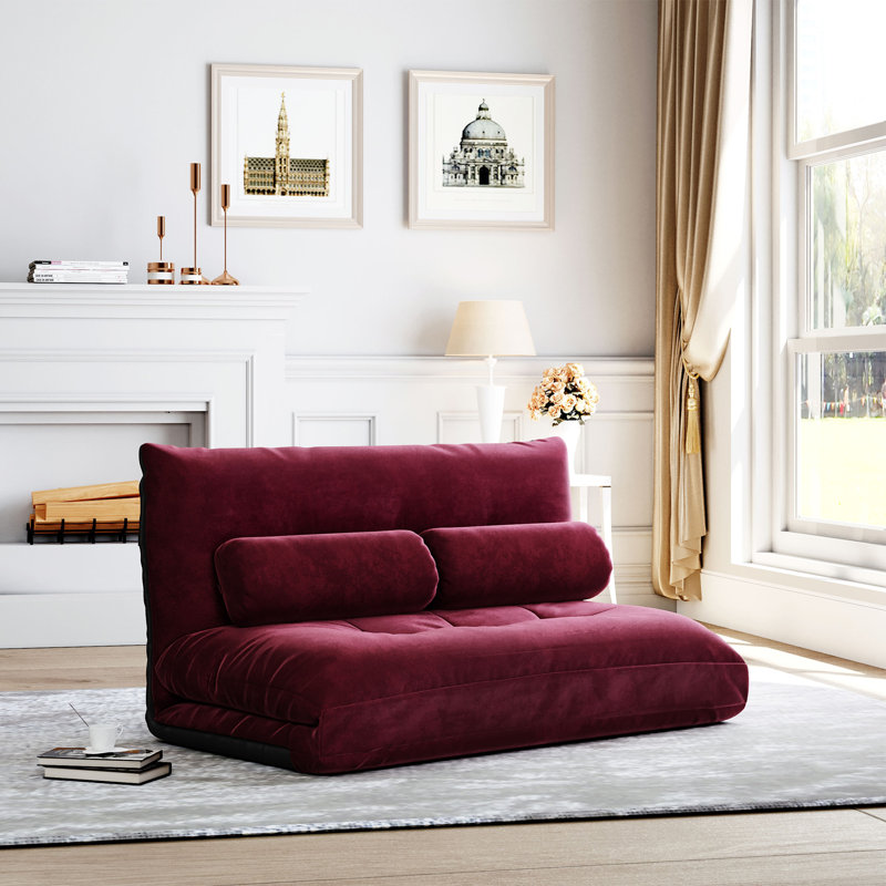 Red futon chair sale